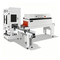 Machine d'emballage sous film rétractable entièrement automatique, multi-packs (4, 6, 12 unités), film PE/POF, tunnel de rétraction thermique pour bouteilles, canettes, boissons, bière