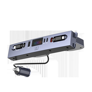 รุ่นใหม่สำหรับ Tesla รุ่น3 /y คอนโซลกลางขยายแท่นชาร์จเร็ว PD 65W USB-A/Type-C/พอร์ตไฟแช็ก - Product Image 5