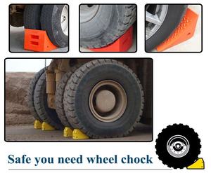 Chargement de 20 tonnes Heavy Duty Wheel Cales Pu Wedge - Product Image 5