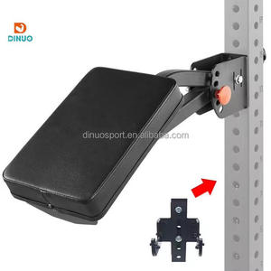 Support multifonctionnel réglable à cinq positions pour exercices de rame, <span class=keywords><strong>banc</strong></span> de musculation pour pectoraux et accessoires de squat avec crochet de support - Product Image 2