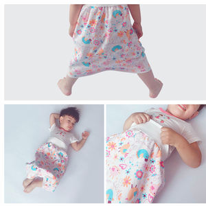 R-103 Jupe-culotte de <span class=keywords><strong>couche</strong></span> confortable et réutilisable pour adultes et enfants, 2-<span class=keywords><strong>en</strong></span>-1, <span class=keywords><strong>lavable</strong></span>, imperméable, <span class=keywords><strong>en</strong></span> tissu imprimé, pour bébé - Product Image 3