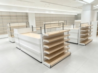 Système d'étagères de supermarché sur mesure, rayonnages de présentation double et simple face pour magasins de proximité