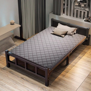 Cama plegable individual de metal para el hogar, artefacto de <span class=keywords><strong>siesta</strong></span> de oficina simple, cama de campamento para dormitorio, <span class=keywords><strong>siesta</strong></span> para adultos - Product Image 4