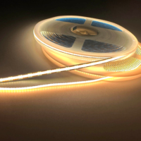 Guirlandes lumineuses LED COB avancées 5mm flexibles 3000K 4000K 6000K 400 LED/m 12V découpables CRI élevé >90 8W/m IP20 10m/rouleau Utilisation intérieure