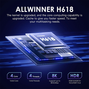 Boîtier TV H20PLUS Rockchip3528 4G 32G Android 14 Lecteur Multimédia Google Voice BT5.0 Wi-Fi 6 5G Décodeur - Product Image 4