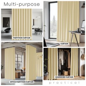 Room Divider <strong>Curtain</strong> Ceiling <strong>Curtain</strong> Track Set for Blackout and Privacy room divider <strong>curtain</strong> - Product Image 5