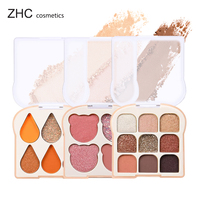 CC30628 Individuelle Lidschatten-Palette Eigene Marke Glitzer Schimmer Lidschatten-Puder Hochpigmentiertes Leuchtendes Make-up Großhandel