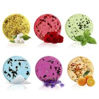 Comprimés colorés de vapeur de douche pétillante de station thermale d'huile essentielle d'ingrédients faits sur commande de vegan pour le spa à la maison