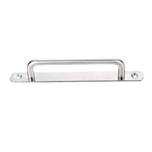Poignée de meuble en acier inoxydable, design minimaliste, finition brossée, pour tiroir, porte, quincaillerie de meubles - Product Image 1