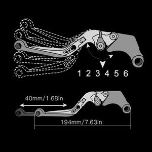 Leva pieghevole regolabile della frizione del freno del motore durevole di prezzo franco fabbrica per il corridore di <span class=keywords><strong>Moto</strong></span> <span class=keywords><strong>Guzzi</strong></span> BREVA <span class=keywords><strong>750</strong></span> V7 - Product Image 6