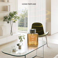 Difusor de Aromaterapia con Varillas y Botella de Vidrio de Gran Capacidad (500 ml), Aroma Duradero para el Hogar, Sala de Estar y Hotel