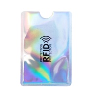 Vente en gros Laser Coloré Protection contre le vol d'identité Carte de blocage RFID Manchons de passeport