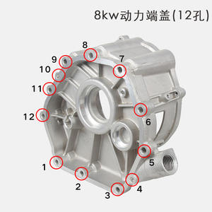 ฝาครอบด้านข้างและด้านปลายของเครื่องยนต์เบนซิน 152F168F188F สำหรับเครื่องพรวนดินขนาดเล็ก ปั๊มน้ำ อะไหล่เครื่องยนต์ ฝาครอบตัวเครื่อง อะไหล่เครื่องจักร - Product Image 3
