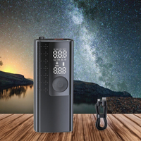 Compresseur d'air portable puissant pour pneus ABS, avec manomètre numérique, pompe intelligente et éclairage, gonflage rapide pour véhicules compacts