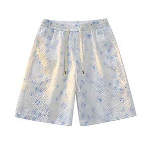 Pantaloncini da basket personalizzati di tendenza da uomo comodi doppi strati con stampa <span class=keywords><strong>Bandana</strong></span> da uomo - Product Image 4