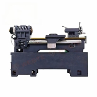 Tour à métaux CNC à lit plat automatique CK6140, robuste, horizontal, à broche unique, commande GSK, mini