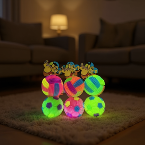 Giocattolo Interattivo Illuminato per Animali Domestici con Luci, a Forma di Pallone da Calcio/Pallavolo, Attivabile con il Movimento - Product Image 2