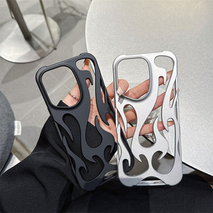 Nueva tendencia Frosted Hollow Flame Modeling Protección a prueba de golpes Funda para teléfono móvil para IPhones 15 Pro Max 16 15 14 13 12 <span class=keywords><strong>11</strong></span> - Product Image 3