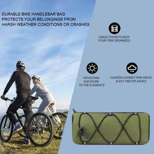 Bolsa Impermeable para Manillar de Bicicleta Personalizada con Franja Reflectante, Fácil de Transportar, 20x10cm, Color y Logotipo Personalizables - Marca de Moda - Product Image 5