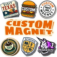 Aimants personnalisés avec logo photo, technique d'impression ronde pour réfrigérateur, décoration de la maison, bureau, cuisine, casier