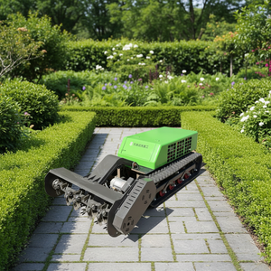 Industrial Remote Control Electric Crawler Lawn Mower 1150mm Cutting Width 8h Runtime <b>Battery</b> Powered for Field Maintenance - Product Image 1