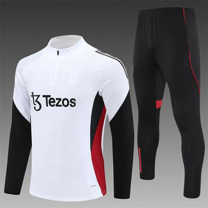<span class=keywords><strong>Maillot</strong></span> de football personnalisé avec nom et numéro, broderie polyvalente haute densité, coupe ajustée, domicile et extérieur, pour la ligue dimanche anglaise - Product Image 3