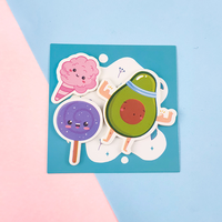 Bloc-notes adhésifs décoratifs personnalisés, mignons, écologiques, imprimés, multicolores et à prix abordable