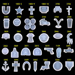 Moules de coulée en résine faits à la main pour bricolage ornements décoratifs Ins Style Silicone étoile bougie parfum moule 1083-5 outils de gâteau - Product Image 3