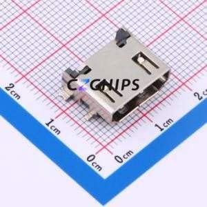 HC-HDMI0019T-4 <b>HDMI</b> <b>Connector</b> SMD <b>Connector</b> ( <b>Connector</b> Type: <b>HDMI</b>-A )( Gender: Female )( Total Number of PINs: 19P ) - Product Image 1