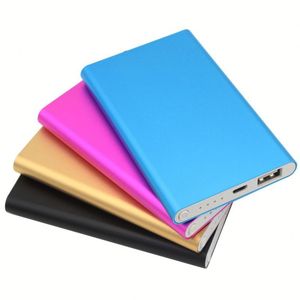 Universal Ultra Thin Power Bank Gift Custom Logo Portable Charger Powerbank 10000mah 5000mah - Product Image 1