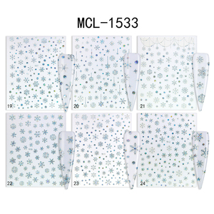 Adesivi per Unghie a Forma <span class=keywords><strong>di</strong></span> <span class=keywords><strong>Fiocco</strong></span> <span class=keywords><strong>di</strong></span> <span class=keywords><strong>Neve</strong></span> per Nail Art, Decorazioni per Design delle Unghie, Fogli Decorativi - Product Image 5