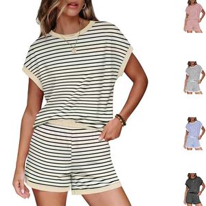 Ensemble de T-shirts à manches courtes pour femmes, tendance, décontractés, unis, style streetwear - Product Image 1