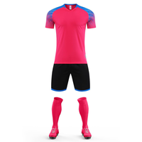 Ensemble de maillots de football OEM d'usine, unisexe, manches courtes, uniforme d'équipe, nom et numéro personnalisés
