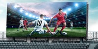 Stade de sport 960x960mm p10 extérieure imperméable à l'eau a mené l'écran d'affichage pour le terrain De Football