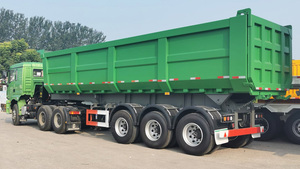 Truckpillar Semirremolque Volquete de Servicio Pesado con Extremo en U, de Acero, con Neumáticos 12R22.5, 3 Ejes, 38m³ y 30000kg de Carga Útil - Product Image 3