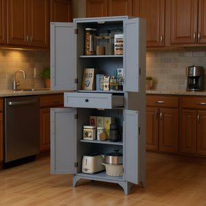 Mobile da Cucina Moderno in MDF Multifunzionale con Ante e Cassetto - Product Image 2
