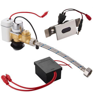 Dual-Flush Fully Automatic Integrated Urinal with Sensor <b>Accessories</b> Infrared <b>Toilet</b> Bowl and Flushing Device Solenoid Valve - Product Image 1