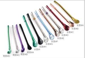 อุปกรณ์บาร์รักษ์โลก DFS0326  ช้อนกรองเครื่องดื่มสแตนเลสหลากสี  หลอดดูดกาแฟ ช้อนกรองชา กาแฟ ช้อนคน - Product Image 5