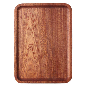 Wooden Serving Trays Multi Size For Fruit Dessert Bread Coffee Tea Hotel Use Microwave Safe - Product Image 4