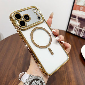 Nouvelle Coque Transparente Scintillante Effet Diamant pour iPhone 18 17 Pro Max 16 Plus 15 14 13 avec Chargement Magnétique Sans Fil et Protection Antichoc - Product Image 6