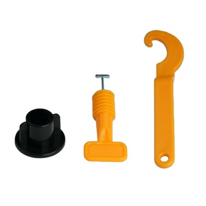 Kits de système de nivellement de carreaux réutilisables, 50 pièces, outil en plastique pour panneaux de sol et de murs, en céramique - Product Image 1