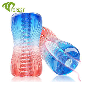 Cangkir Masturbasi Silikon TT FOREST Double-Sided Stroker untuk Pria Dewasa, Alat Bantu Seks untuk Pijat Penis, Aircraft Cup - Product Image 1