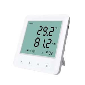YEM-20AL เครื่องวัดอุณหภูมิและความชื้นแบบตั้งโต๊ะพร้อมจอแสดงผล LCD IP20 การบันทึกข้อมูล การวัดคาร์บอนไดออกไซด์และความดันบรรยากาศ - Product Image 2