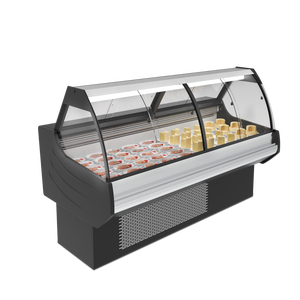 Vitrina Refrigerada Curva para Sushi, Exhibidor de Alimentos Refrigerado para Supermercados y Restaurantes - Product Image 2