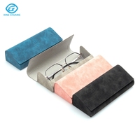 Boîte de rangement de lunettes de luxe faite à la main, étui rigide personnalisé avec logo imprimé, emballage de lunettes de soleil artisanal, vente en gros