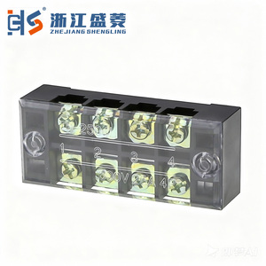 CZLS 25A 4-контактный 21-30 AWG 10-полюсный промышленный проволочный клеммный блок TB-2504 пластиковый Барьерный Блок латунный винтовой соединитель - Product Image 1