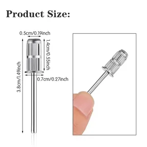 Mandrel <b>Nail</b> Drill Bits 3/32'' Sanding Bands for <b>Nail</b> Drill Shaft Pedicure Usage Manicure Tools - Product Image 1