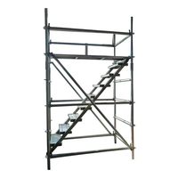 Échafaudage en acier galvanisé à hauteur réglable, capacité de charge de 800 kg, adaptable à différents niveaux de plancher, flexible et polyvalent