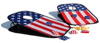 Jeu de lancer de Cornhole Portable, sacs de sable personnalisés, plaque de trous de maïs