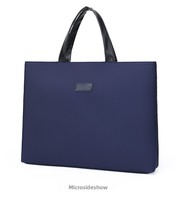 Sac à documents souple A4 tendance, mallette portable en tissu Oxford pour femmes et hommes, sac pour ordinateur portable pour affaires ou voyages